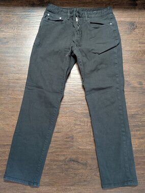 Bonobos Men’s Travel Jeans - Slim, 32x30, Rockville Charcoal